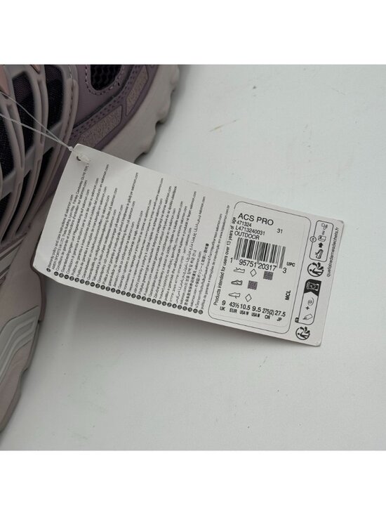 NWT Salomon ACS Pro Sneakers M9.5/W10.5 Outdoor Lilac Quicklace Sporty Gorpcore main image 9